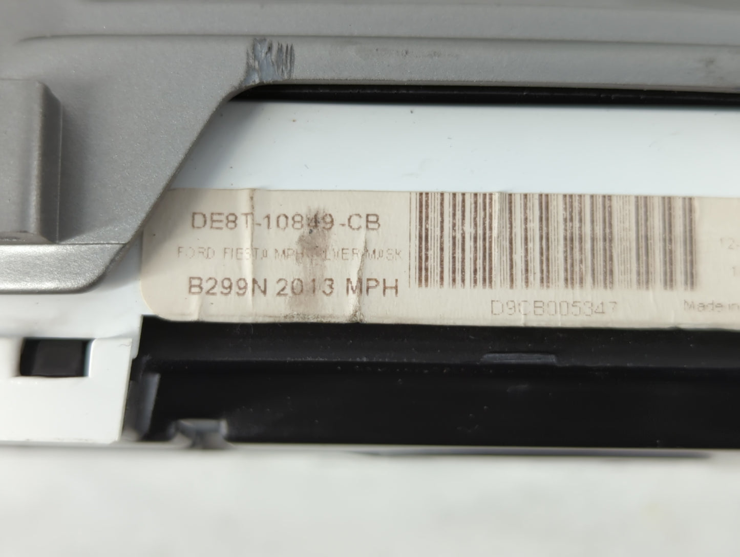 2012-2013 Ford Fiesta Instrument Cluster Speedometer Gauges P/N:DE8T-10849-CB Fits Fits 2012 2013 OEM Used Auto Parts - Oemu