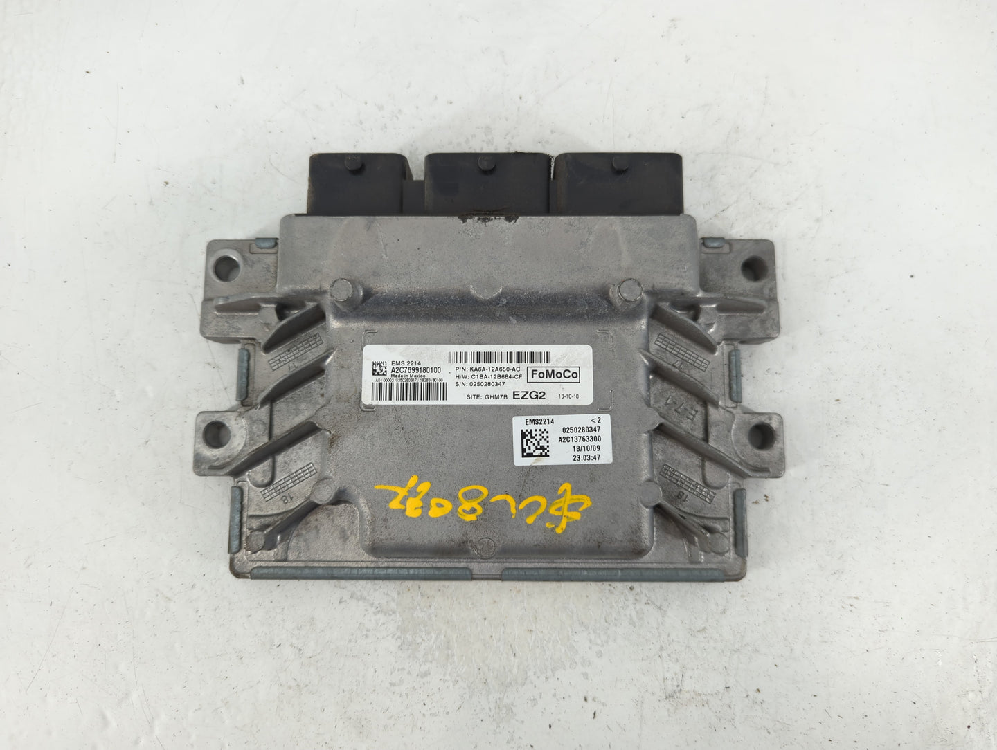 2019 Ford Fiesta PCM Engine Control Computer ECU ECM PCU OEM P/N:KA6A-12A650-AC Fits OEM Used Auto Parts - Oemusedautoparts1