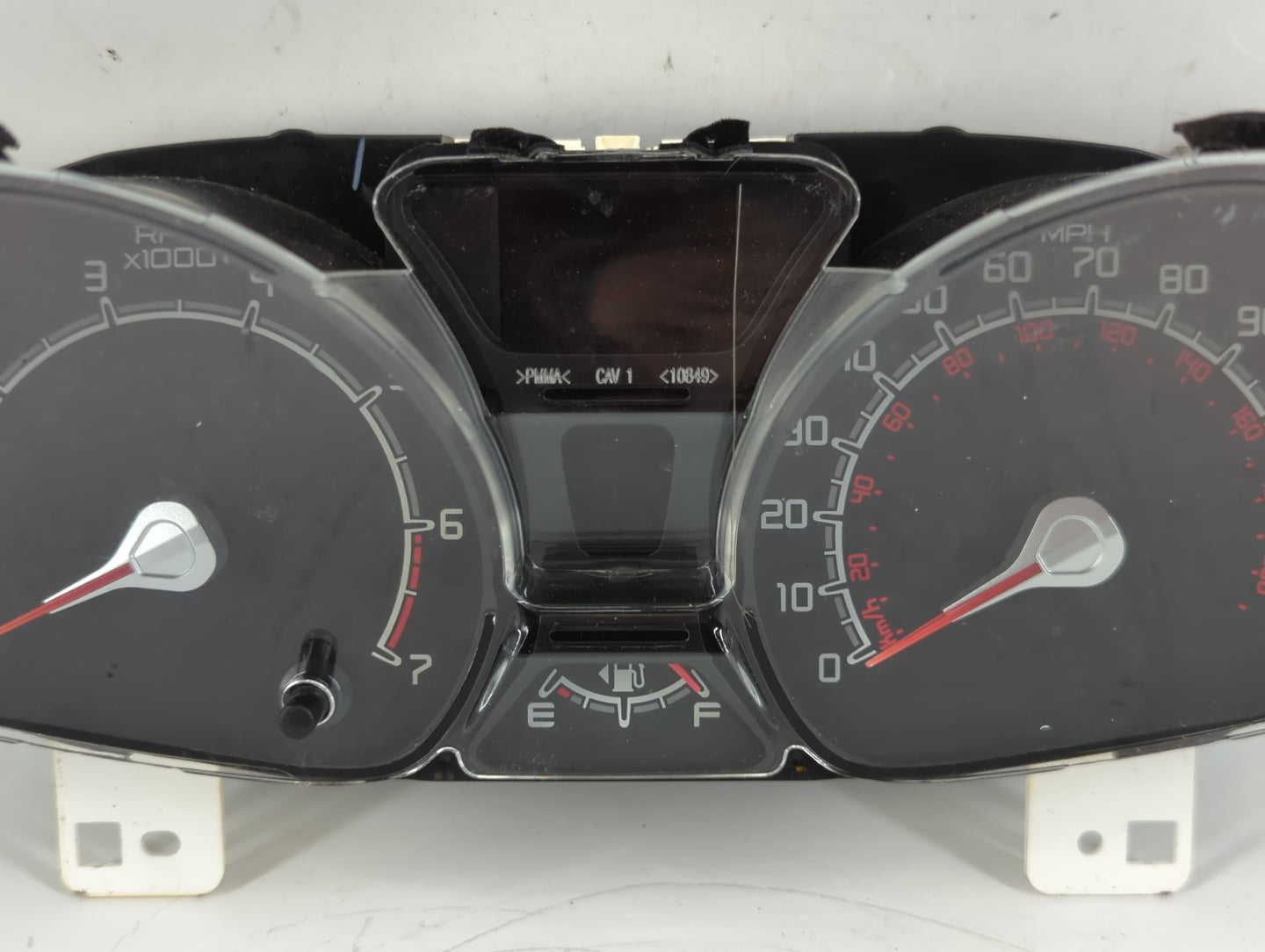 2012-2013 Ford Fiesta Instrument Cluster Speedometer Gauges Fits Fits 2012 2013 OEM Used Auto Parts - Oemusedautoparts1.com