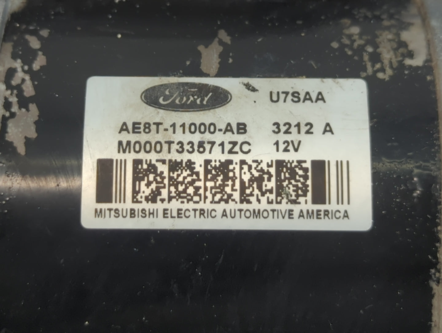 2011-2019 Ford Fiesta Car Starter Motor Solenoid OEM P/N:M000T33571ZC AE8T-11000-AB Fits OEM Used Auto Parts - Oemusedautopa