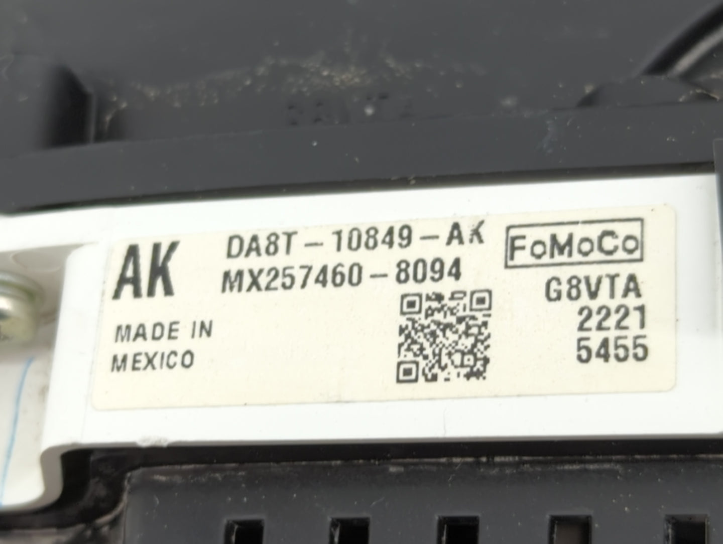 2013 Ford Flex Instrument Cluster Speedometer Gauges P/N:DA8T-10849-AK Fits OEM Used Auto Parts - Oemusedautoparts1.com