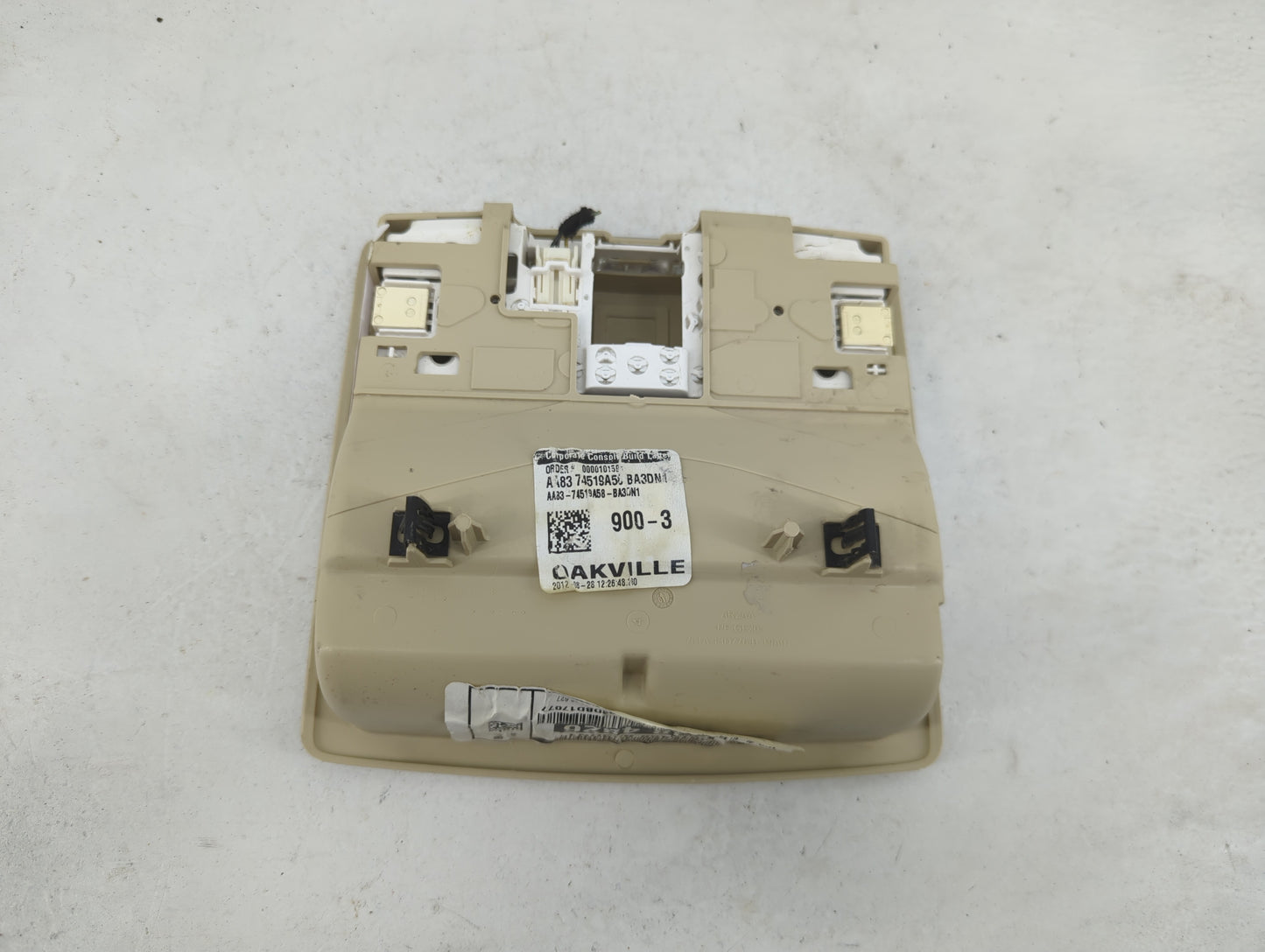 2013 Ford Flex Overhead Roof Console - Oemusedautoparts1.com