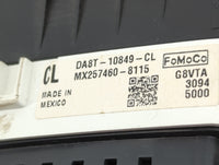 2013 Ford Flex Instrument Cluster Speedometer Gauges P/N:DA8T-10849-CL MX257460-8115 Miles: Fits OEM Used Auto Parts - Oemus