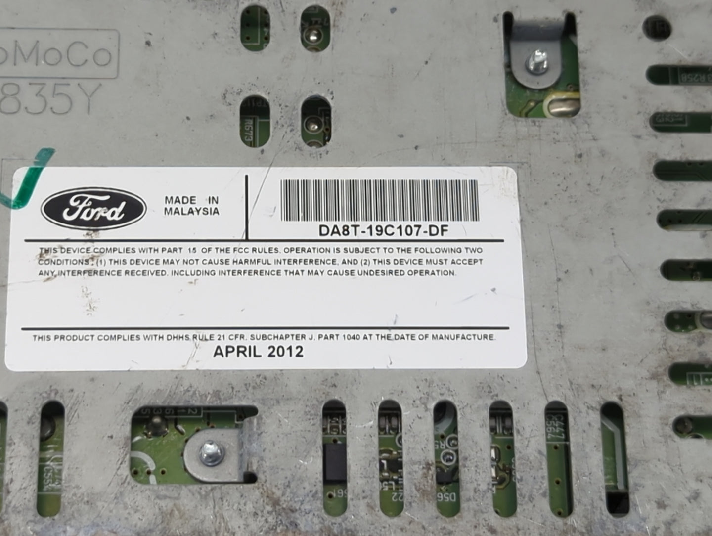 2013-2013 Ford Flex Radio Control Panel 1464472 - Oemusedautoparts1.com