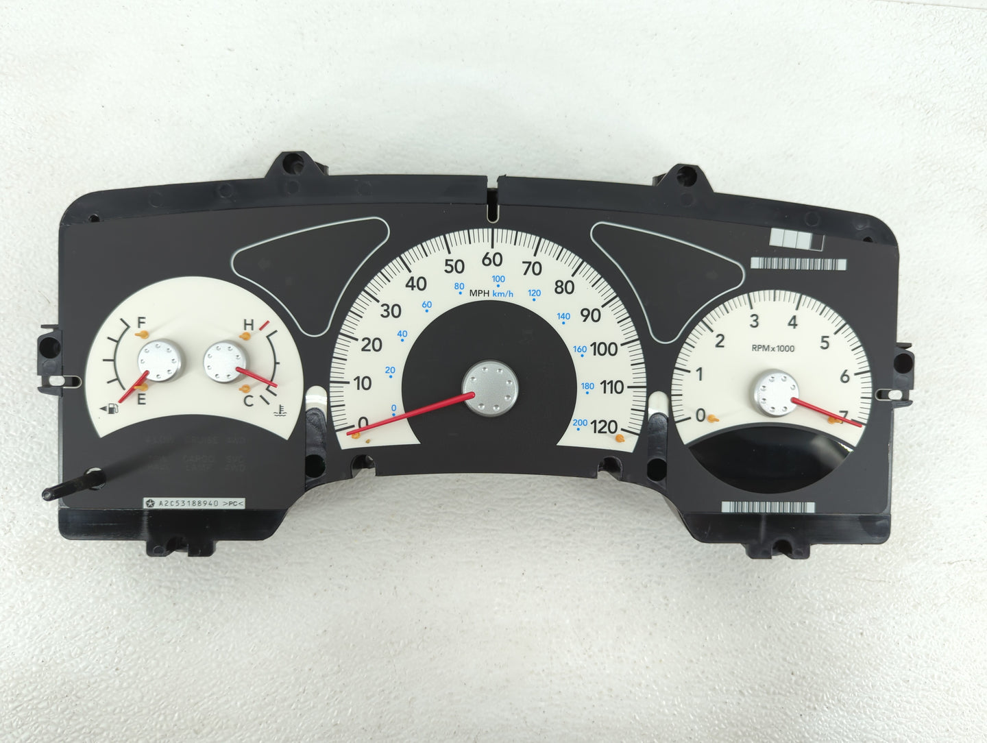 2013 Ford Flex Instrument Cluster Speedometer Gauges P/N:DA8T-10849-AK DA8T-10849-AJ Fits OEM Used Auto Parts - Oemusedautop