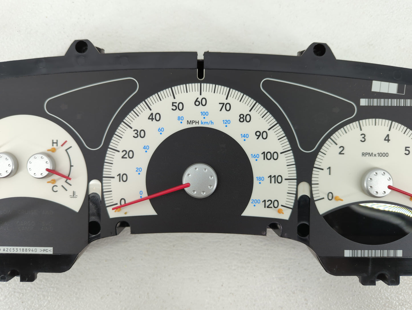 2013 Ford Flex Instrument Cluster Speedometer Gauges P/N:DA8T-10849-AK DA8T-10849-AJ Fits OEM Used Auto Parts - Oemusedautop