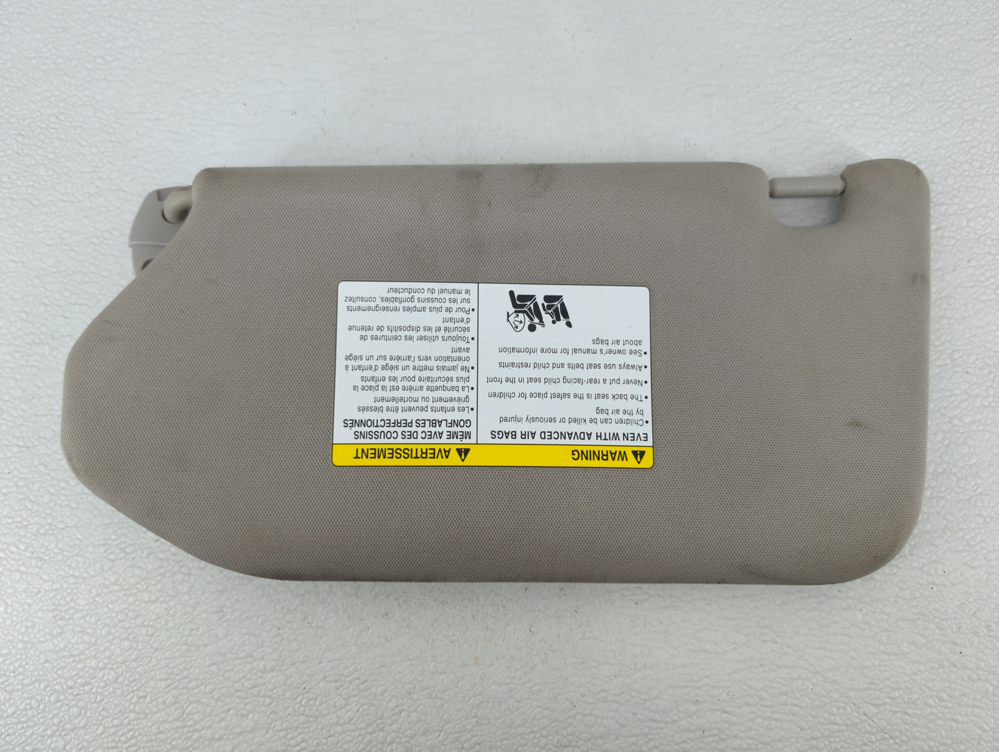 2013-2019 Ford Flex Sun Visor Shade Replacement Passenger Right Mirror Fits Fits 2013 2014 2015 2016 2017 2018 2019 OEM Used