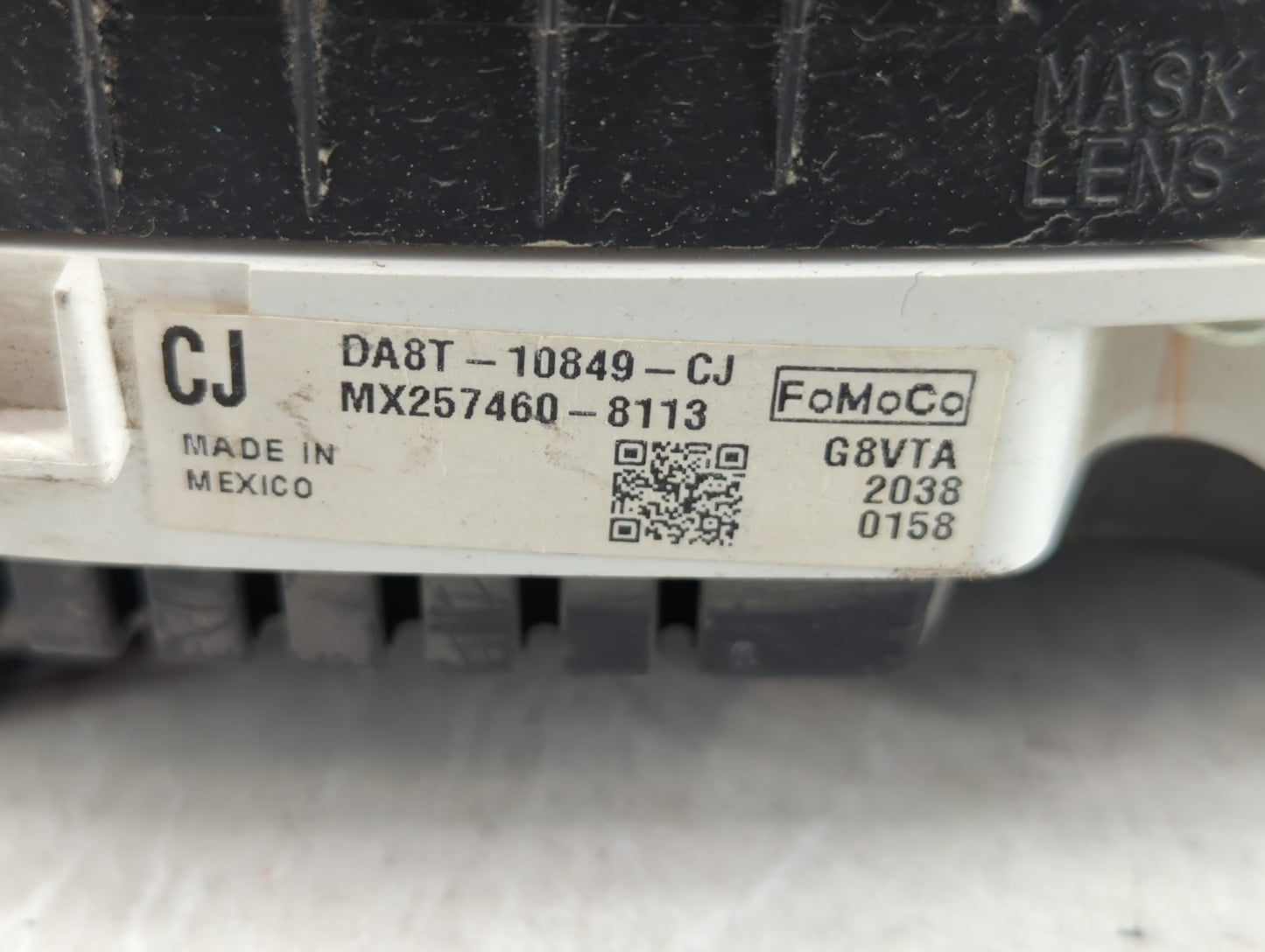 2013 Ford Flex Instrument Cluster Speedometer Gauges P/N:DA8T-10849-CJ Fits OEM Used Auto Parts - Oemusedautoparts1.com