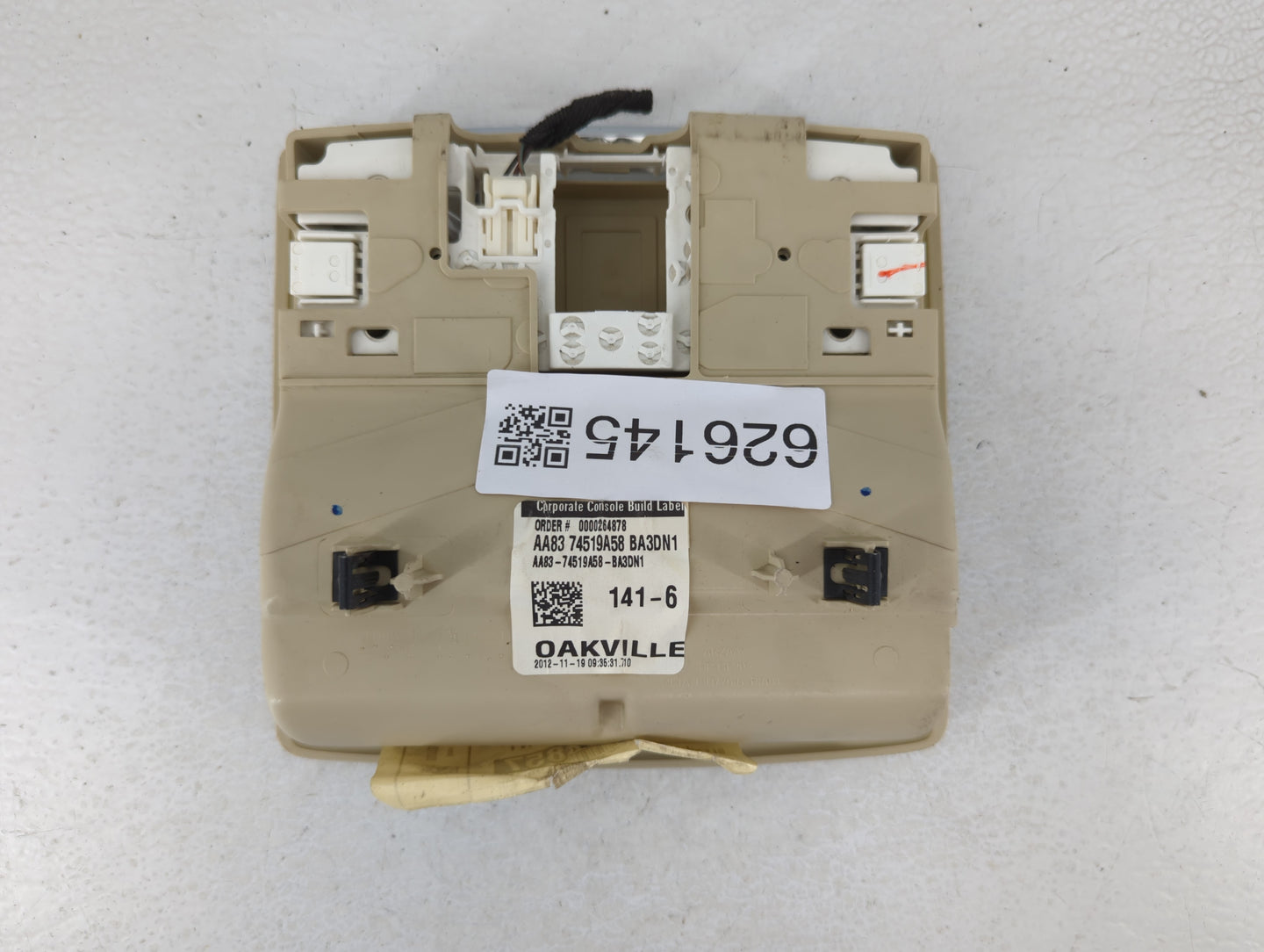 2013-2019 Ford Flex Overhead Roof Console 626145 - Oemusedautoparts1.com