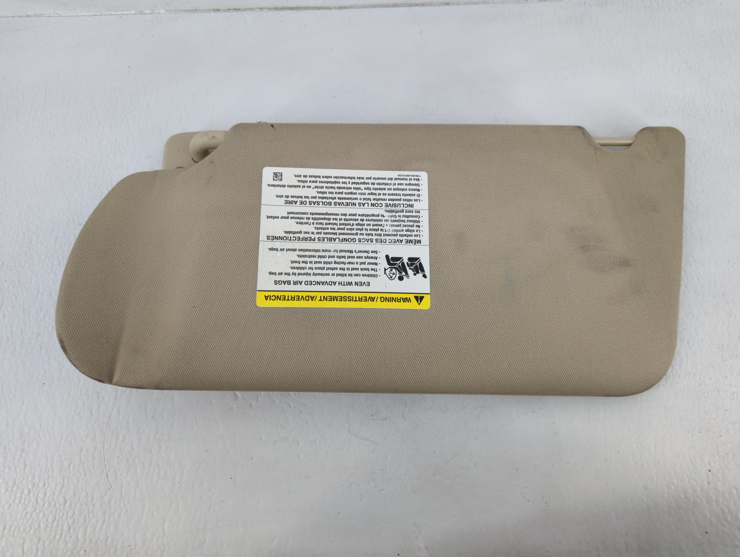 2013-2019 Ford Flex Sun Visor Shade Replacement Passenger Right Mirror Fits Fits 2013 2014 2015 2016 2017 2018 2019 OEM Used