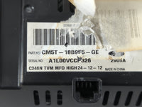 2012-2014 Ford Focus Radio AM FM Cd Player Receiver Replacement P/N:CM5T-18B955-GE Fits Fits 2012 2013 2014 OEM Used Auto Pa