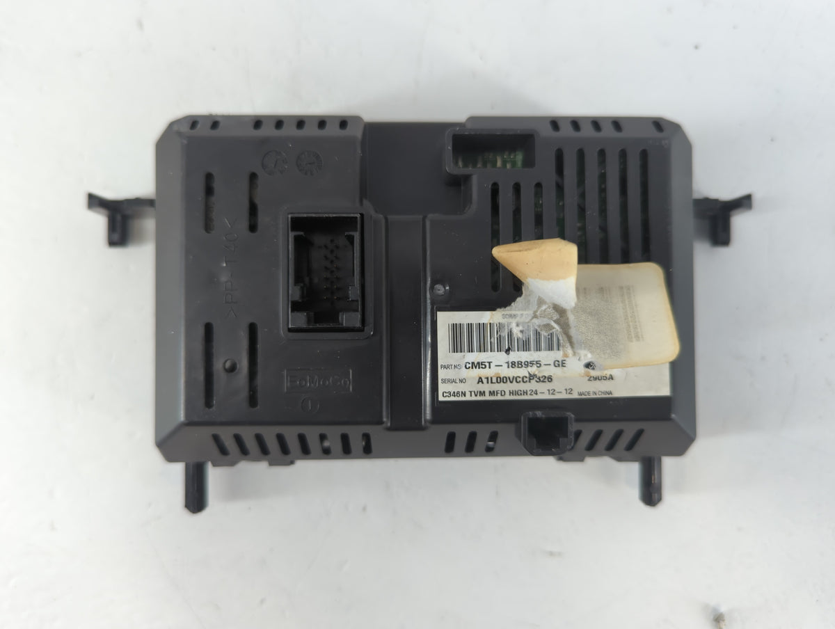 2012-2014 Ford Focus Radio AM FM Cd Player Receiver Replacement P/N:CM5T-18B955-GE Fits 2012 2013 2014 OEM Used Auto Parts -