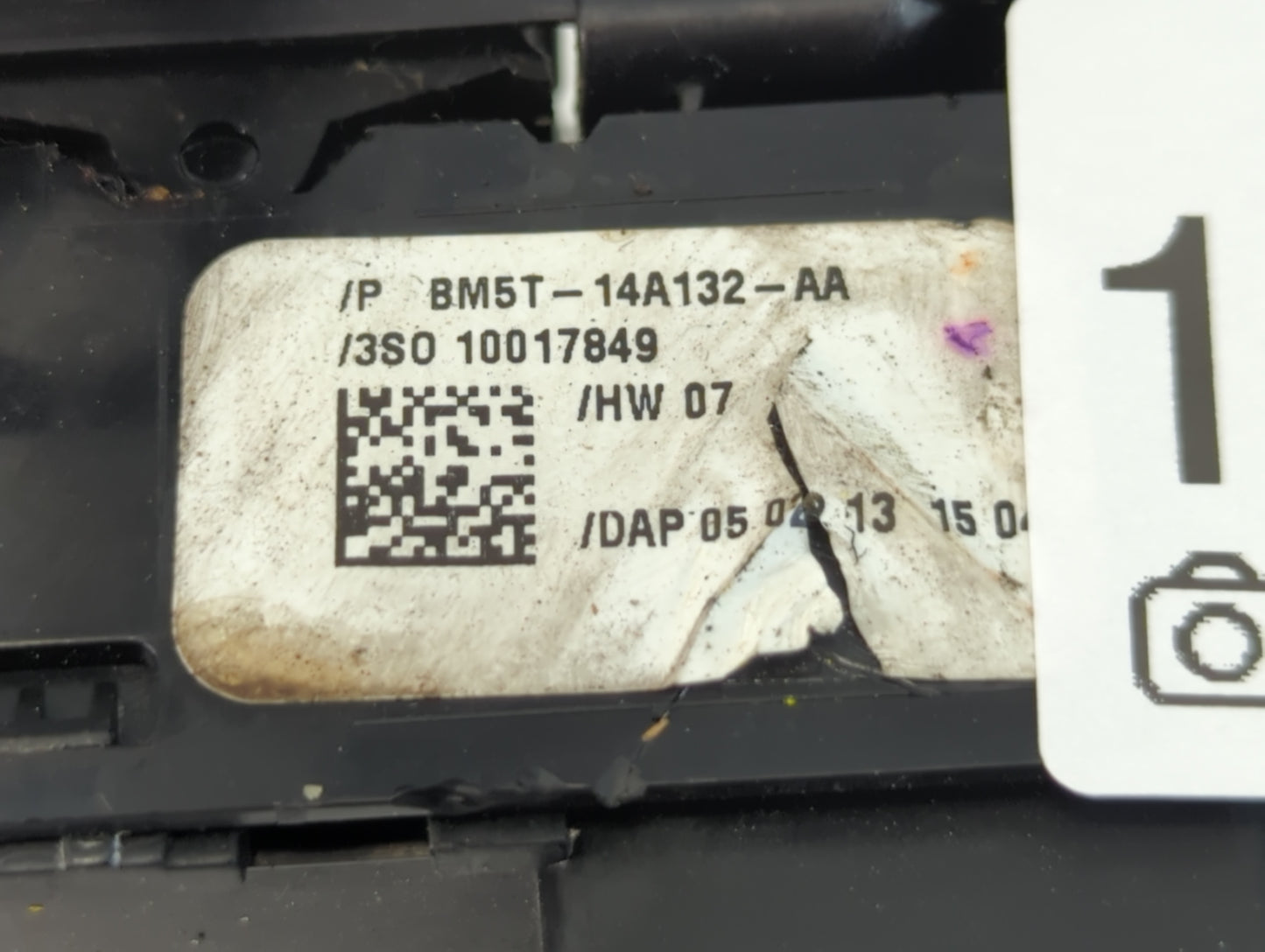 2012-2018 Ford Focus Master Power Window Switch Replacement Driver Side Left P/N:BM5T-14A132-AA Fits OEM Used Auto Parts - O