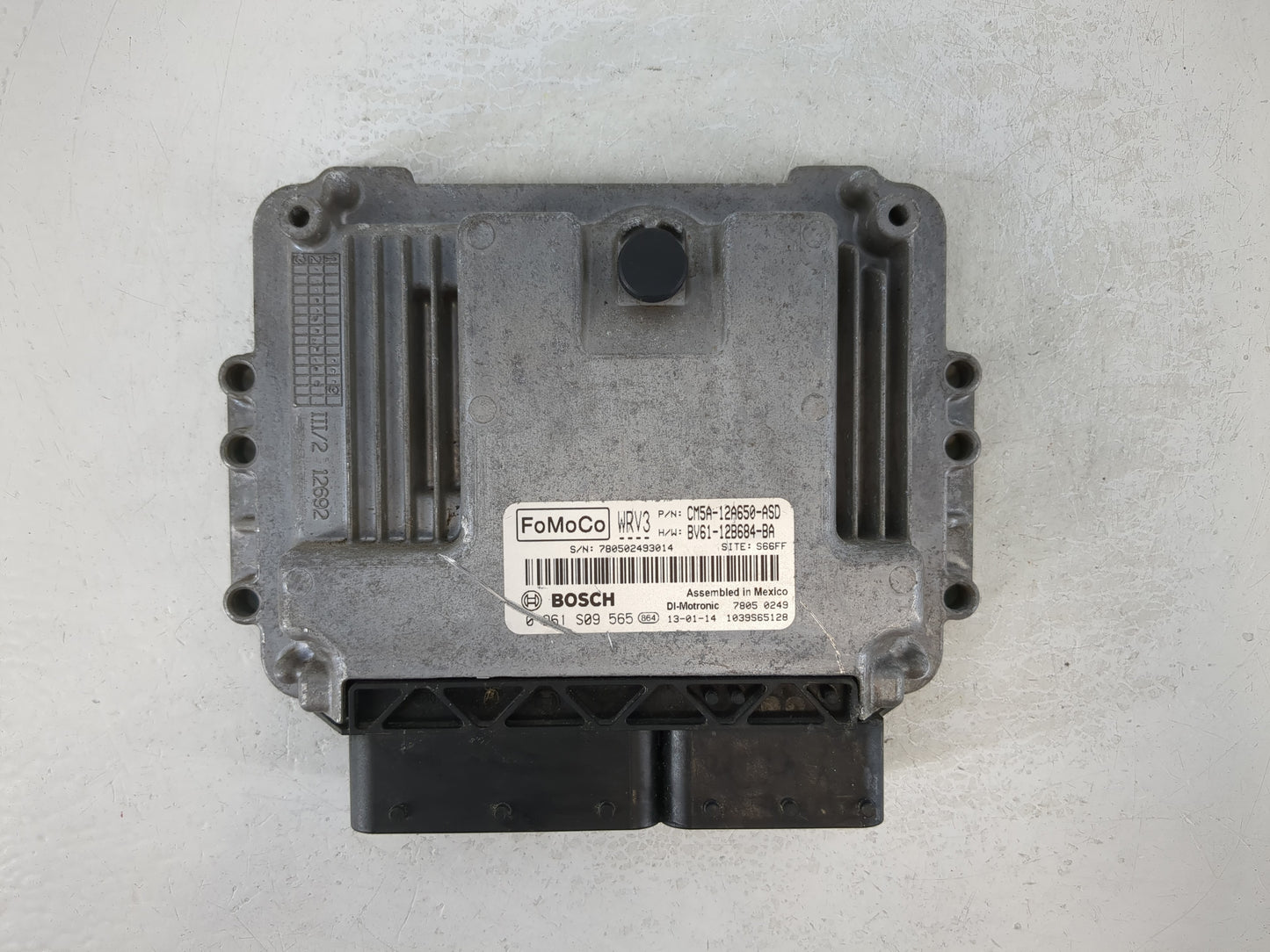 2012-2013 Ford Focus PCM Engine Control Computer ECU ECM PCU OEM P/N:CM5A-12A650-ASD Fits Fits 2012 2013 OEM Used Auto Parts