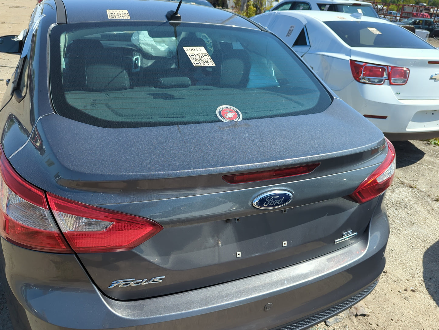 2012-2014 Ford Focus Trunk/decklid/hatch/tailgate Oem - Oemusedautoparts1.com