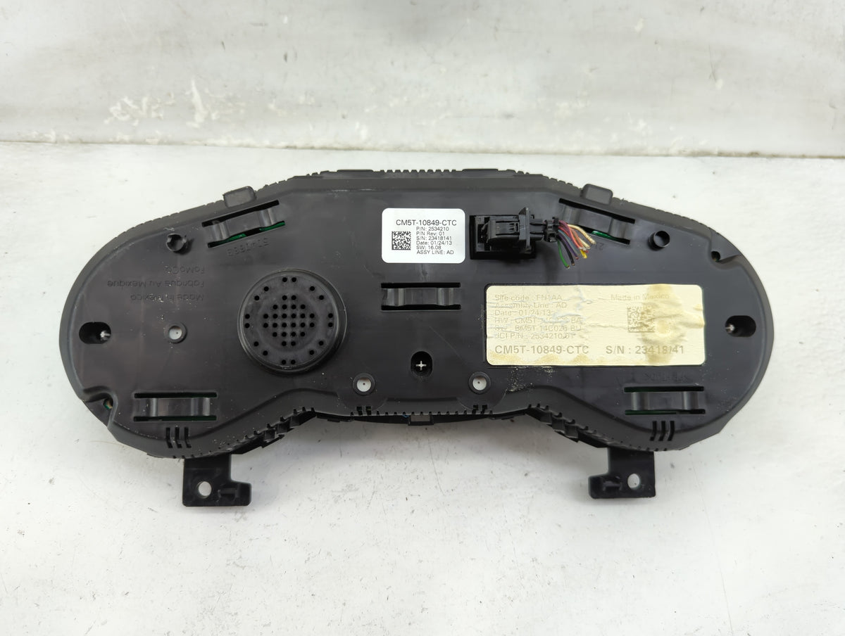 2013-2014 Ford Focus Instrument Cluster Speedometer Gauges P/N:CM5T-10849-CTC Miles:111K Fits Fits 2013 2014 OEM Used Auto P