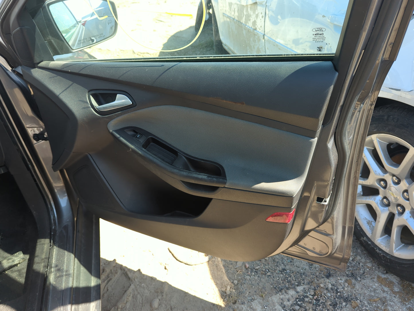 2013 Ford Focus Front Right Passenger Interior Door Panel Trim - Oemusedautoparts1.com
