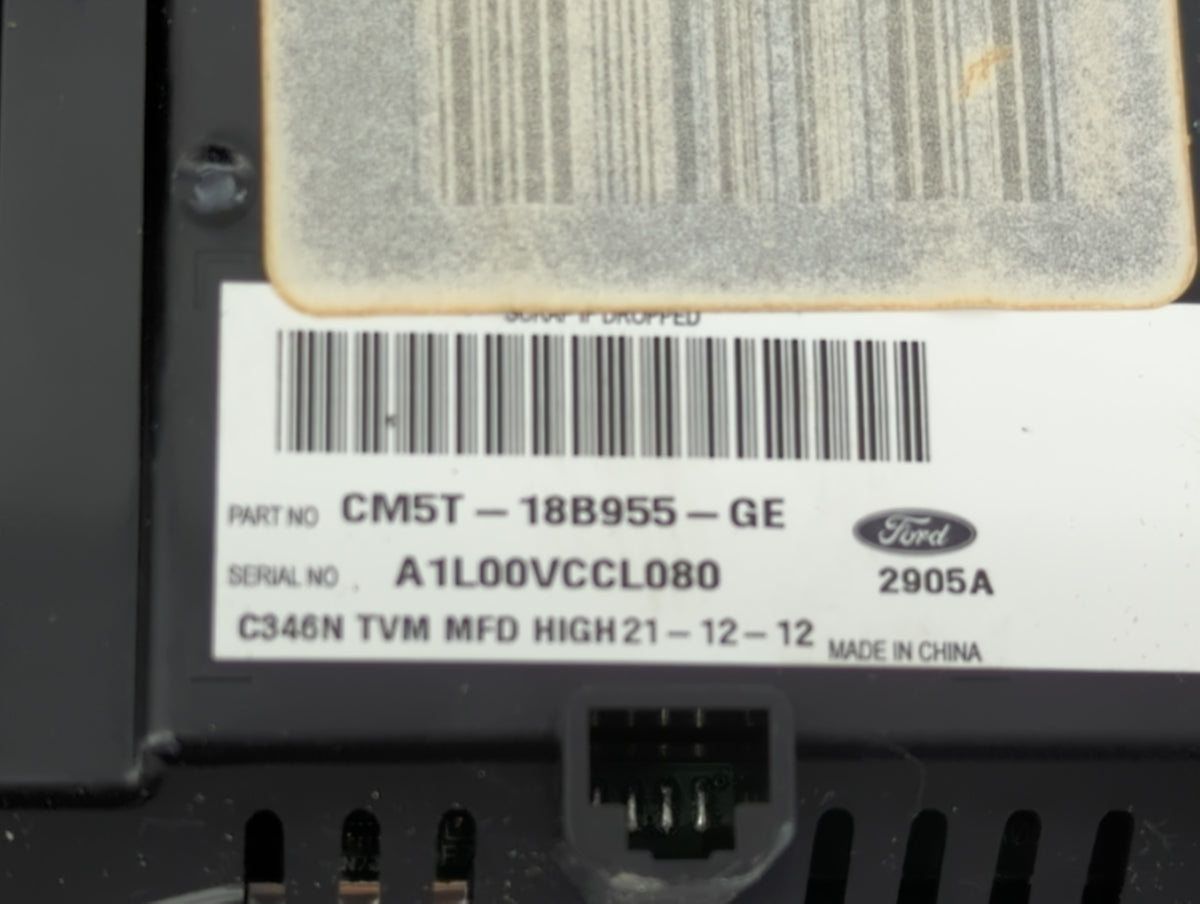 2012-2014 Ford Focus Information Radio Display Screen 1144176 - Oemusedautoparts1.com