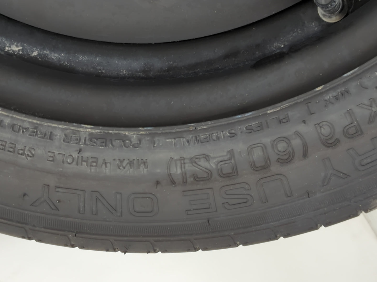 2012-2018 Ford Focus Spare Donut Tire Wheel Rim Oem - Oemusedautoparts1.com