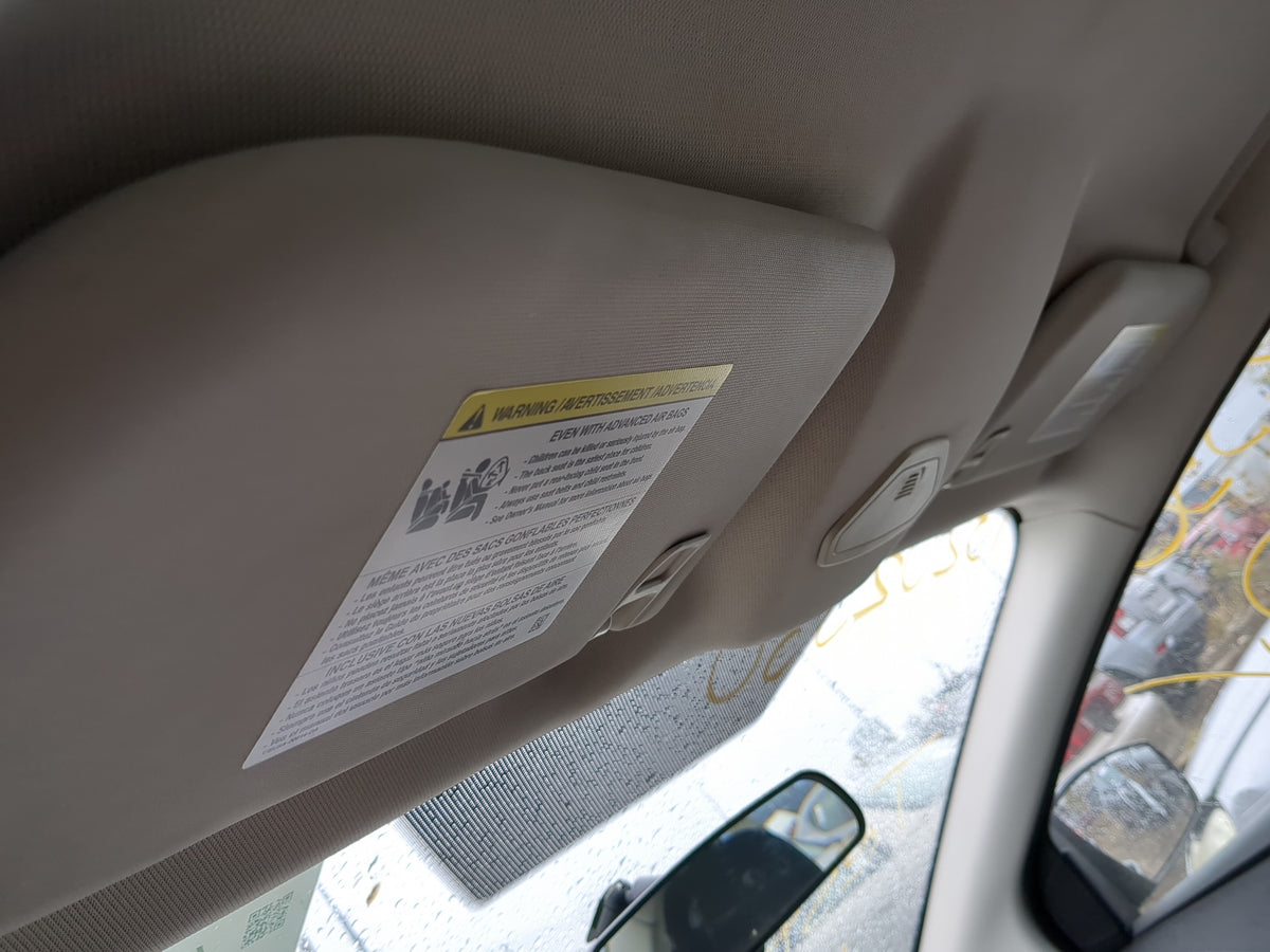 2012-2013 Ford Focus Sun Visor Shade Replacement Driver Left Mirror Fits Fits 2012 2013 OEM Used Auto Parts - Oemusedautopar