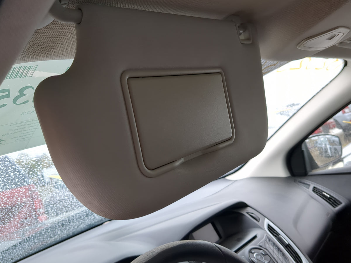 2012-2013 Ford Focus Sun Visor Shade Replacement Driver Left Mirror Fits Fits 2012 2013 OEM Used Auto Parts - Oemusedautopar