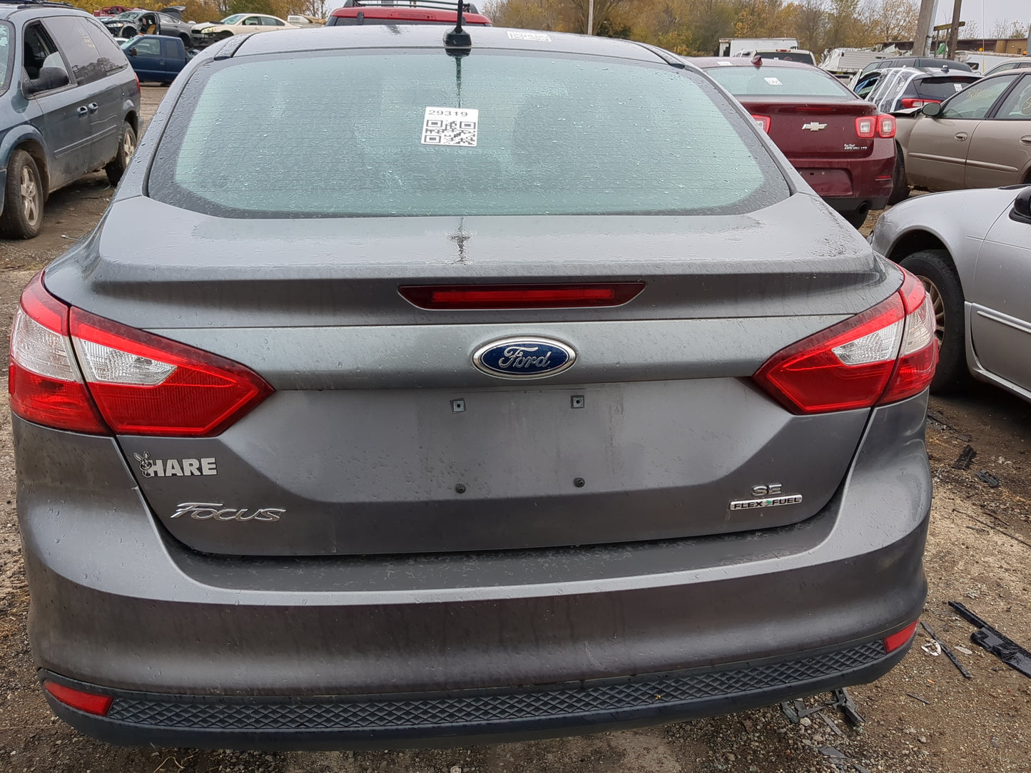 2012-2014 Ford Focus Trunk/decklid/hatch/tailgate Oem - Oemusedautoparts1.com