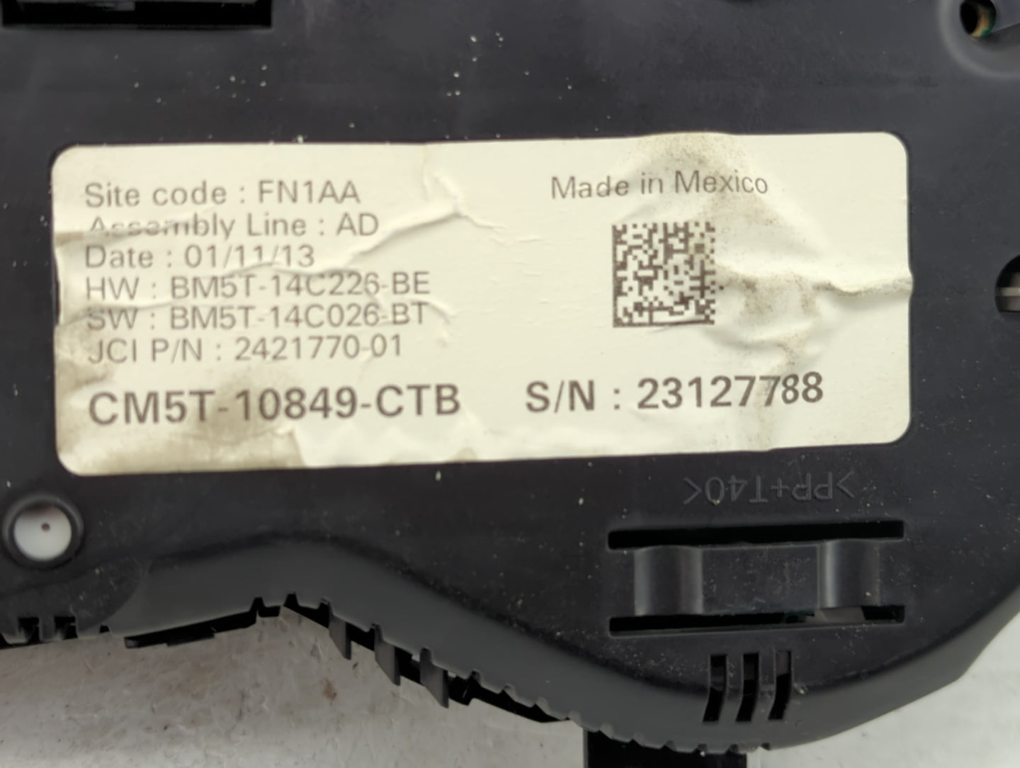 2013-2014 Ford Focus Instrument Cluster Speedometer Gauges P/N:CM5T-10849-CTB Fits Fits 2013 2014 OEM Used Auto Parts - Oemu