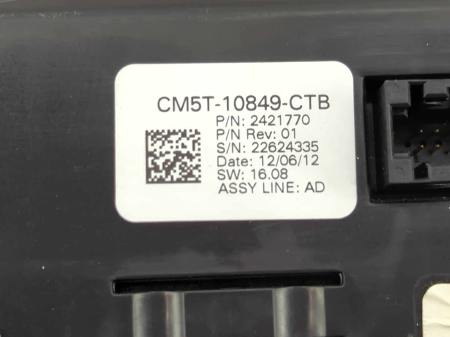 2013-2014 Ford Focus Instrument Cluster Speedometer Gauges P/N:CM5T-10849-CTB Fits Fits 2013 2014 OEM Used Auto Parts - Oemu