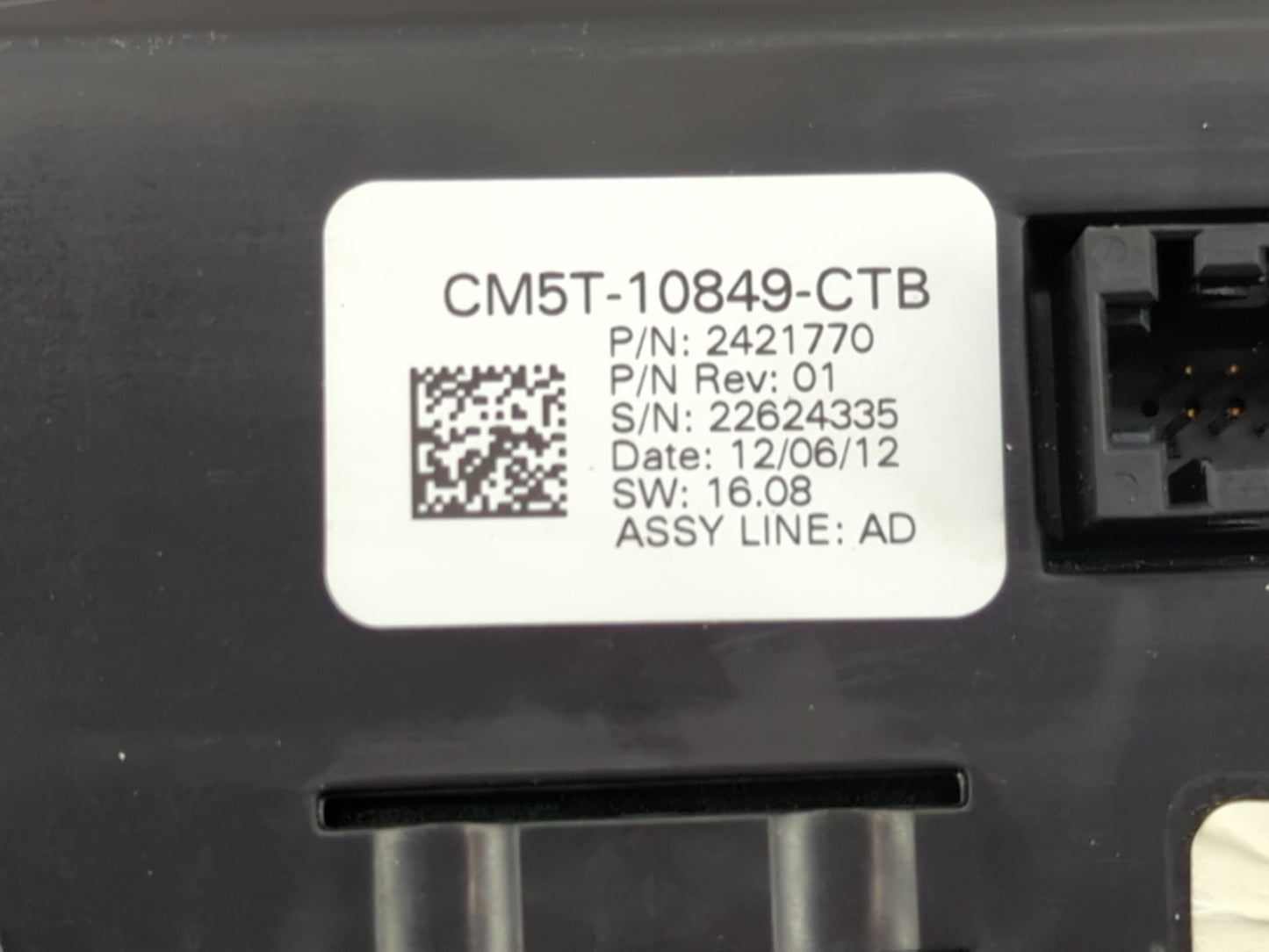 2013-2014 Ford Focus Instrument Cluster Speedometer Gauges P/N:CM5T-10849-CTB Fits Fits 2013 2014 OEM Used Auto Parts - Oemu
