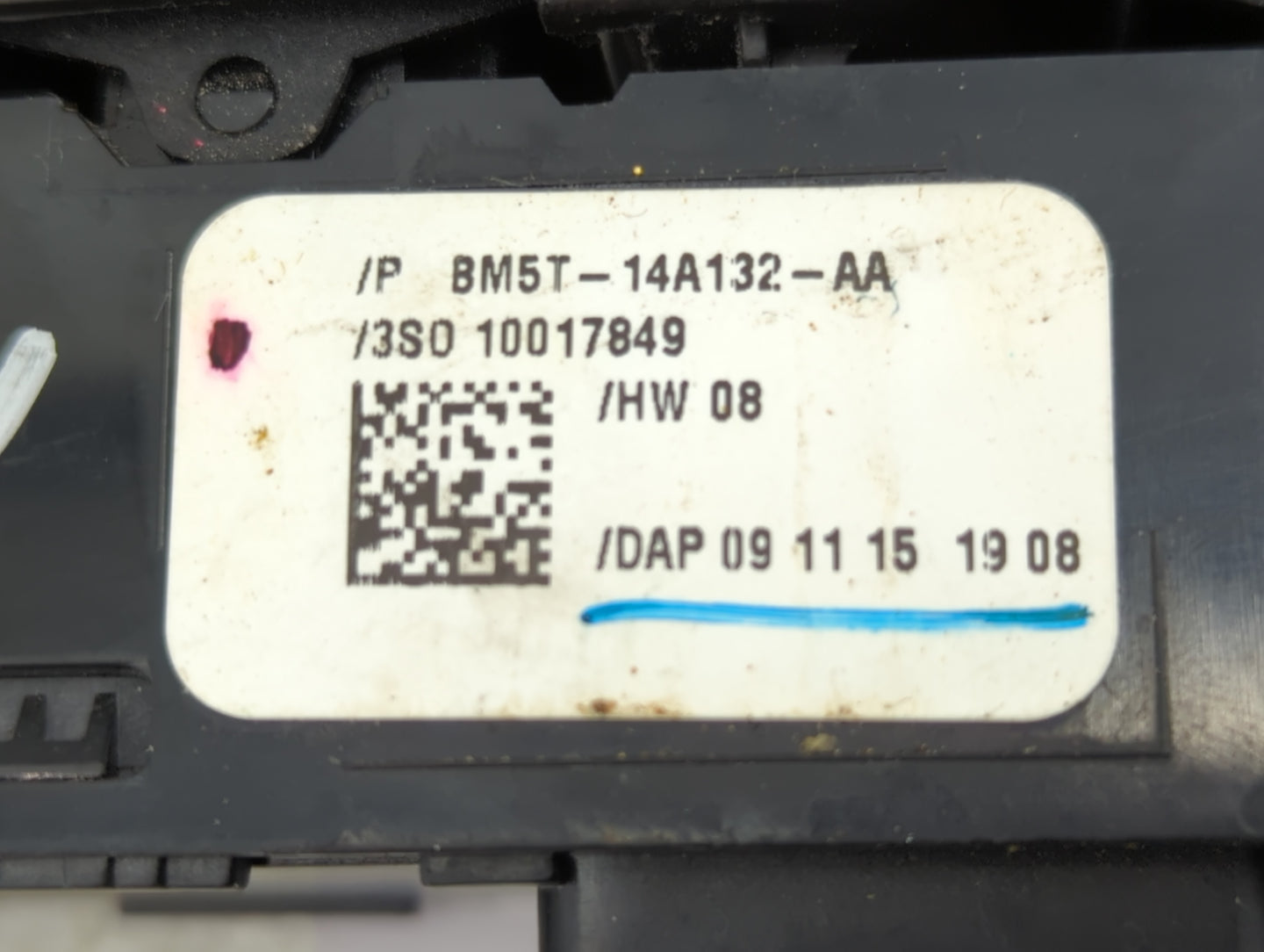 2012-2018 Ford Focus Master Power Window Switch Replacement Driver Side Left P/N:BM5T-14A132-AA Fits OEM Used Auto Parts - O