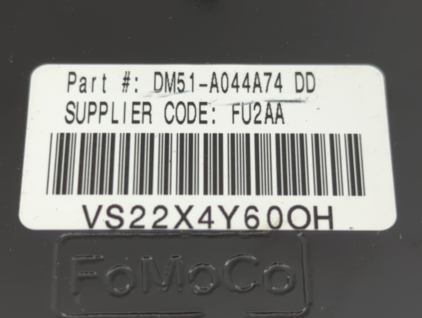 2013-2014 Ford Focus Air Bag Passenger Right Dashboard OEM P/N:DM51-A044A74 DD Fits Fits 2013 2014 OEM Used Auto Parts - Oem