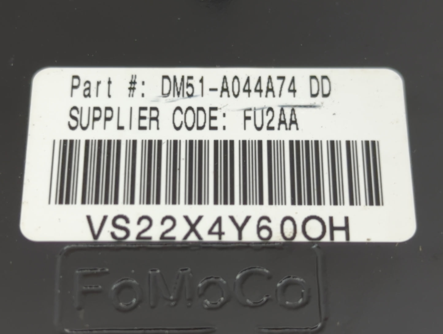2013-2014 Ford Focus Air Bag Passenger Right Dashboard OEM P/N:DM51-A044A74 DD Fits Fits 2013 2014 OEM Used Auto Parts - Oem