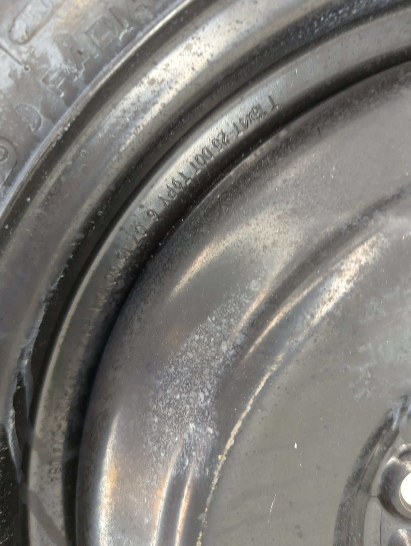 2012-2018 Ford Focus Spare Donut Tire Wheel Rim Oem - Oemusedautoparts1.com