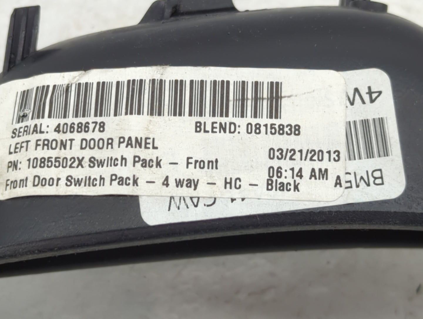 2012-2018 Ford Focus Master Power Window Switch Replacement Driver Side Left P/N:1085502X Fits OEM Used Auto Parts - Oemused