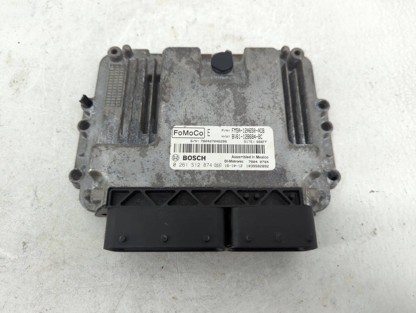 2013-2018 Ford Focus PCM Engine Control Computer ECU ECM PCU OEM P/N:FM5A-12A650-ADB 0 261 S12 874 Fits OEM Used Auto Parts 