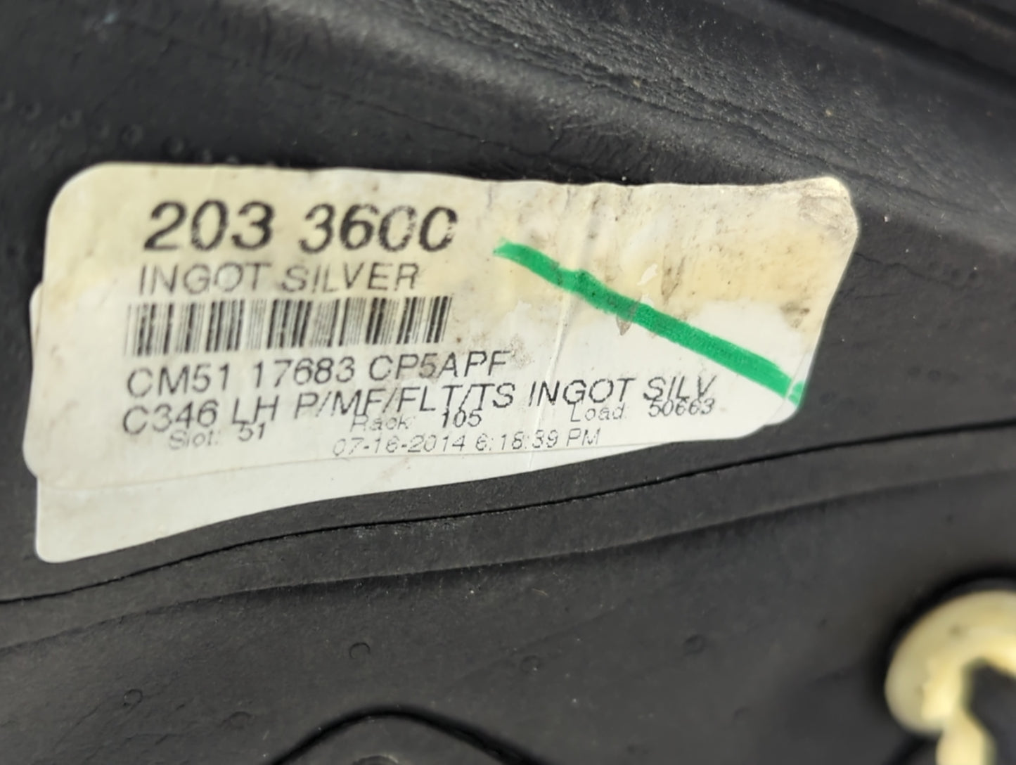 2012-2014 Ford Focus Driver Side View Mirror - Left Door Mirror OEM Used - Oemusedautoparts1.com