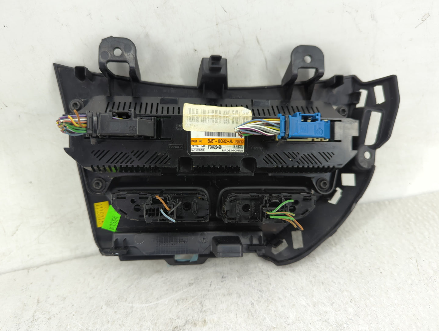 2013-2014 Ford Focus Climate Control Module Temperature AC/Heater Replacement P/N:BM5T-18C612-AL Fits Fits 2013 2014 OEM Use