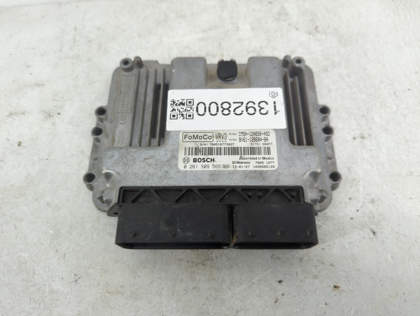 2012-2013 Ford Focus PCM Engine Control Computer ECU ECM PCU OEM P/N:CM5A-12A650-ASD 0 261 S09 565 Fits Fits 2012 2013 OEM U