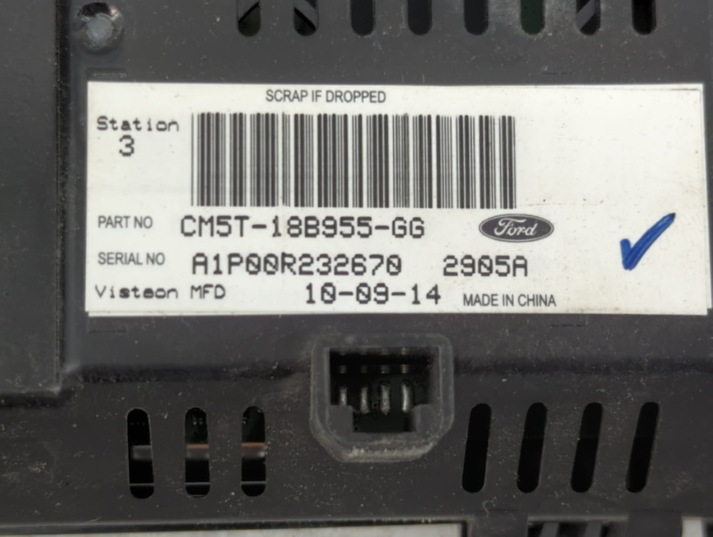 2012-2014 Ford Focus Information Display Screen - Oemusedautoparts1.com