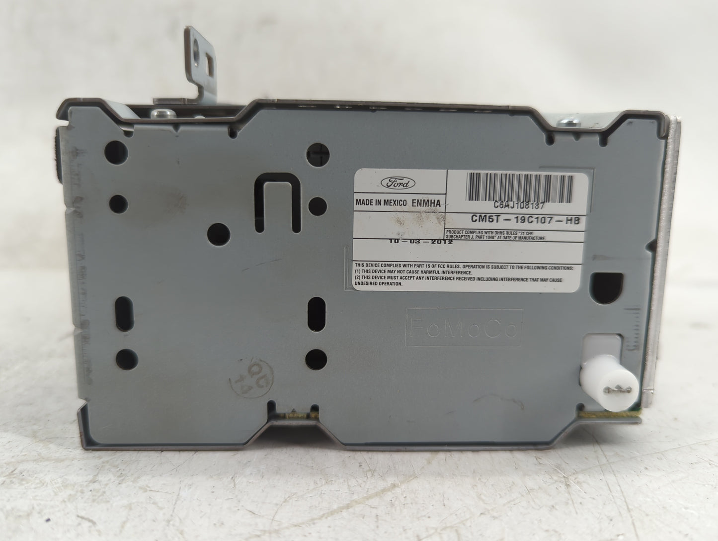 2012-2014 Ford Focus Radio AM FM Cd Player Receiver Replacement P/N:CM5T-19C107-HB Fits Fits 2012 2013 2014 OEM Used Auto Pa