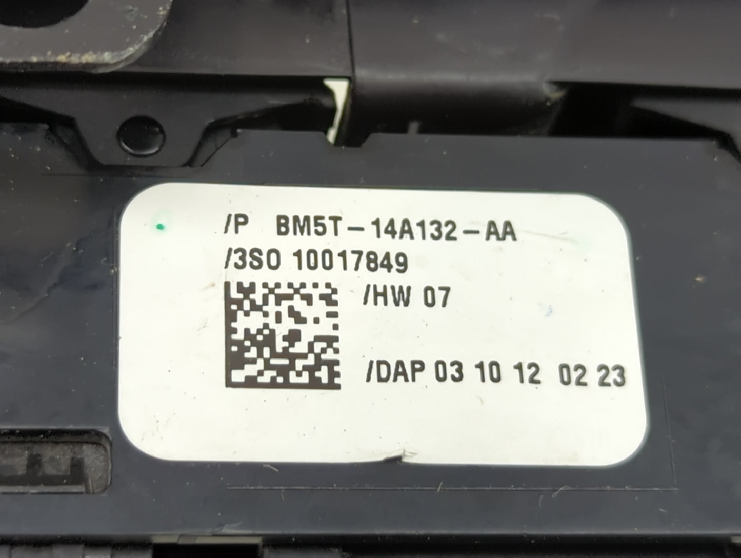 2013 Ford Focus Master Power Window Switch Replacement Driver Side Left Fits OEM Used Auto Parts - Oemusedautoparts1.com