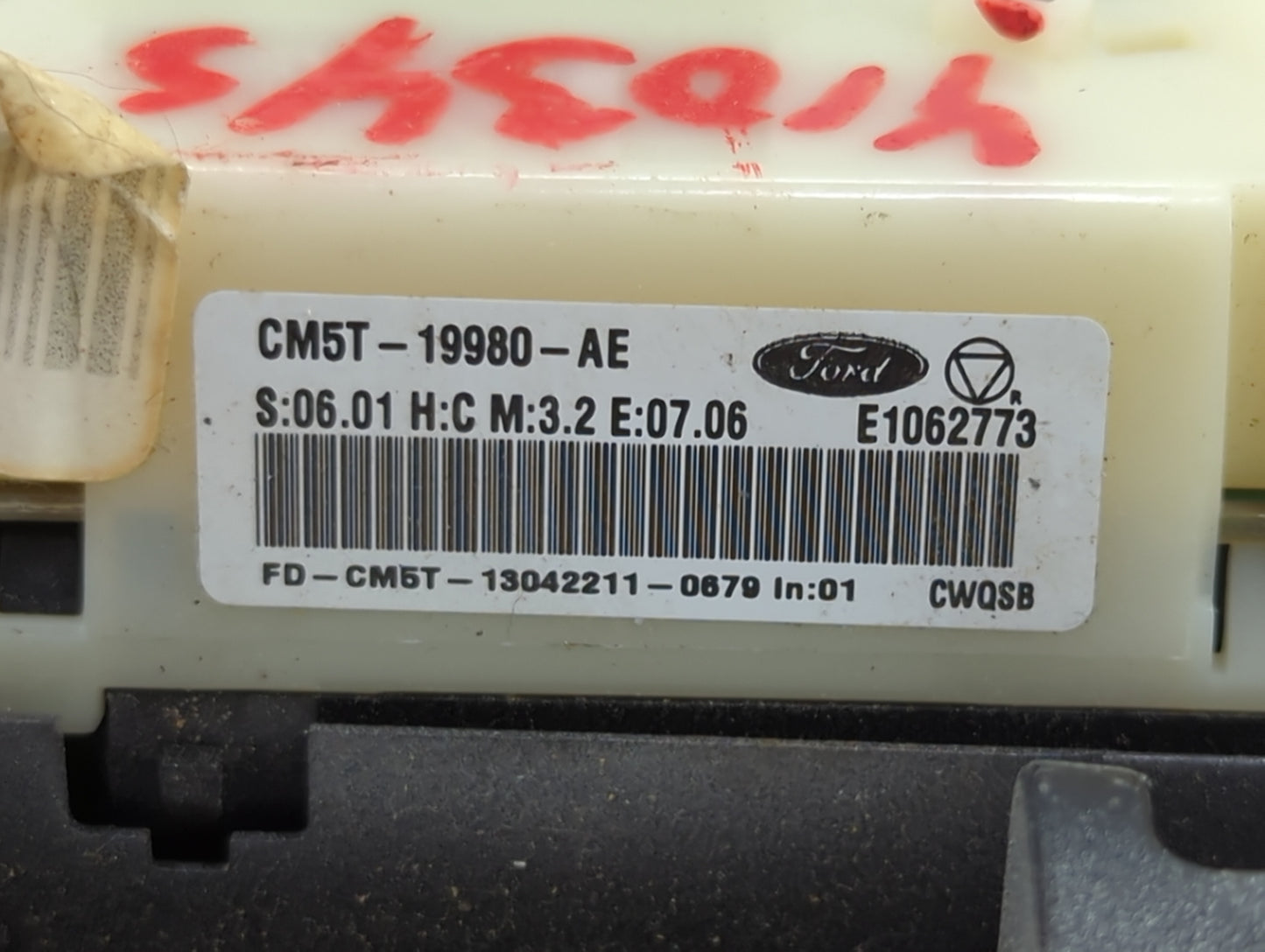 2013-2014 Ford Focus Climate Control Module Temperature AC/Heater Replacement P/N:CM5T-19980-AE Fits Fits 2013 2014 OEM Used
