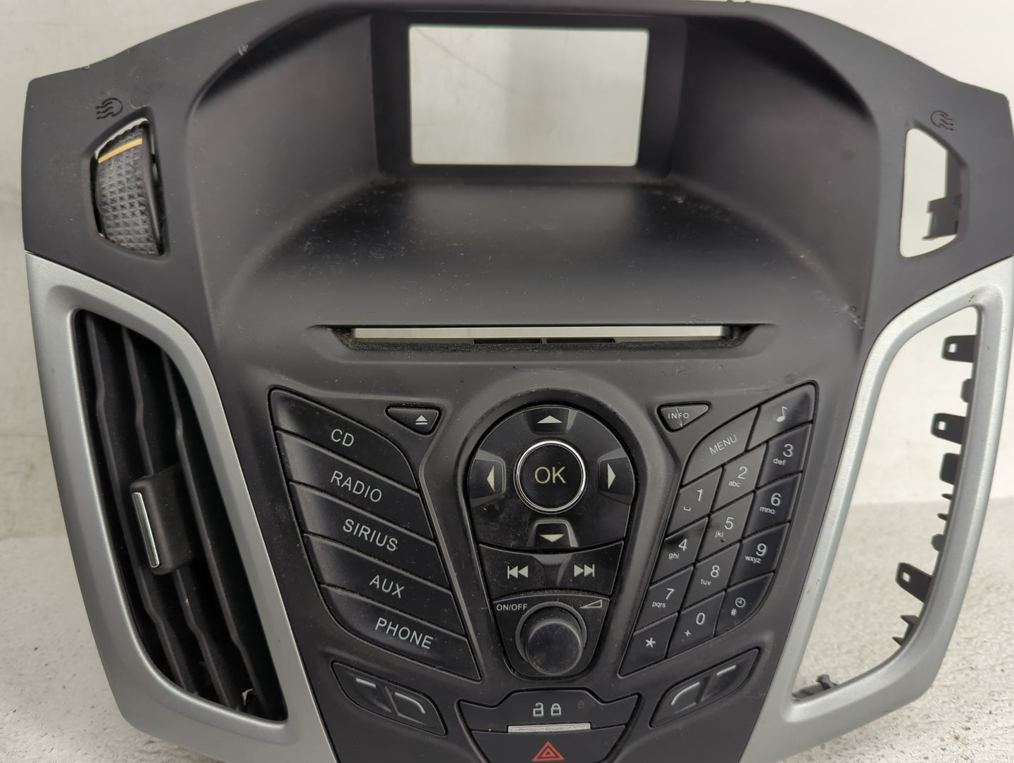 2012-2013 Ford Focus Radio Control Panel Black - Oemusedautoparts1.com