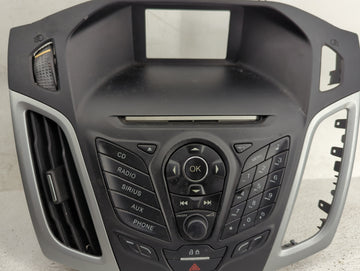 2012-2013 Ford Focus Radio Control Panel Black - Oemusedautoparts1.com