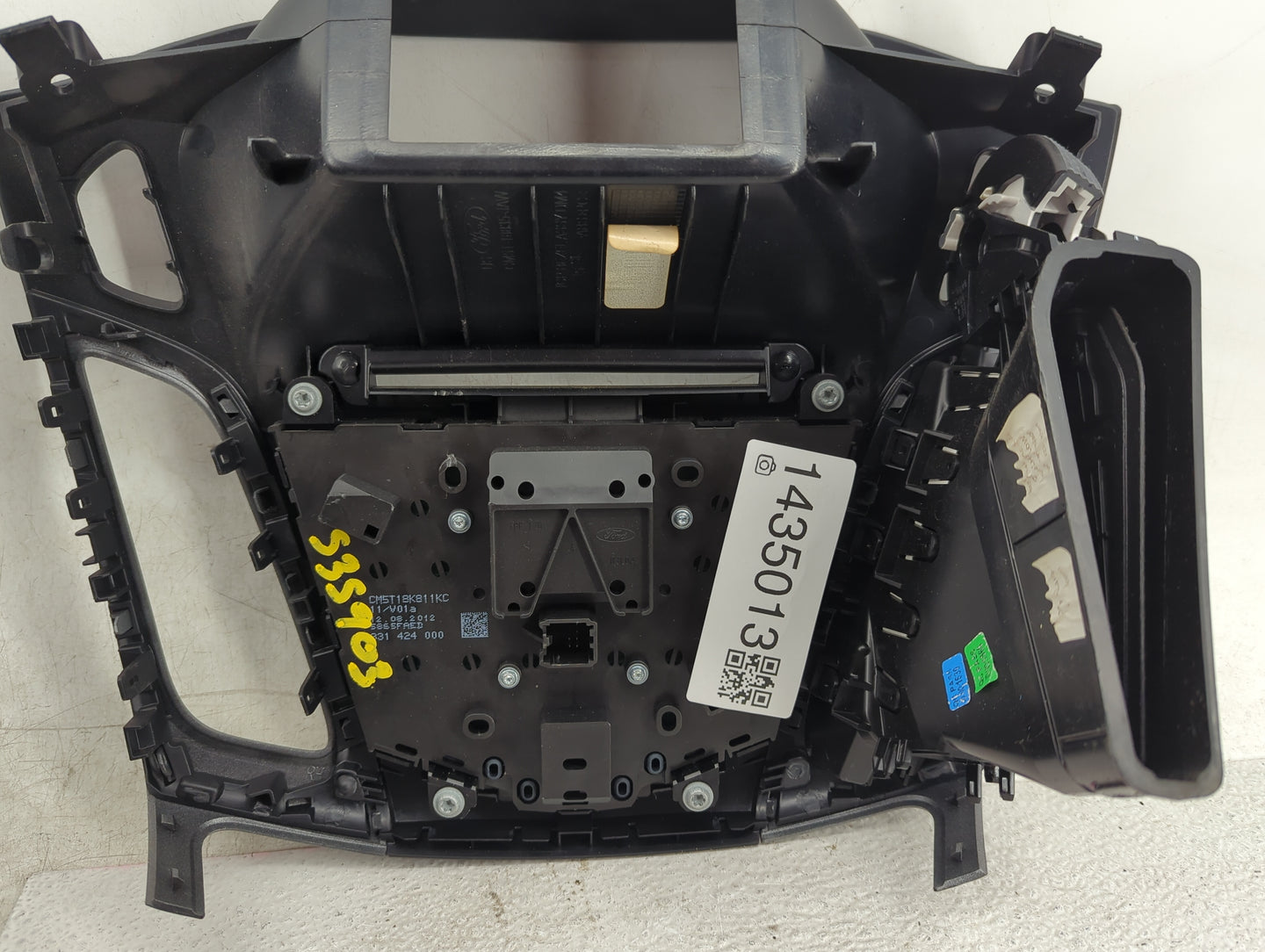 2012-2013 Ford Focus Radio Control Panel Black - Oemusedautoparts1.com