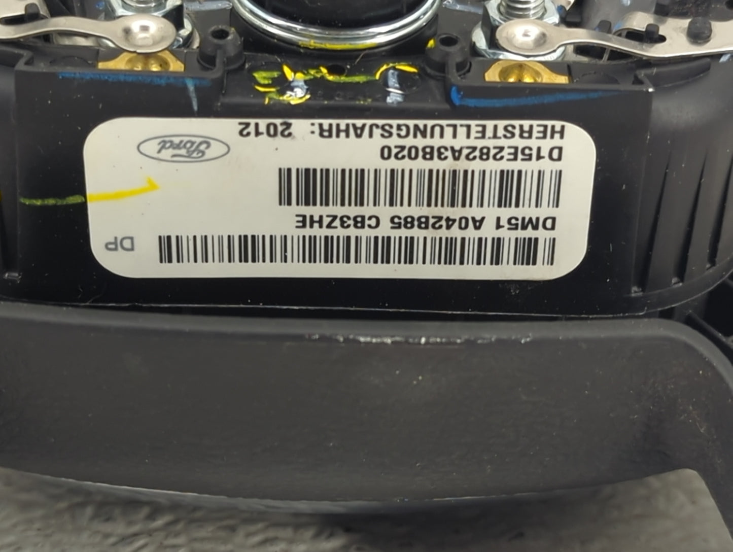 2012-2018 Ford Focus Air Bag Driver Left Steering Wheel Mounted P/N:DM51A042B85CB3ZHE D15E282A3B020 Fits OEM Used Auto Parts