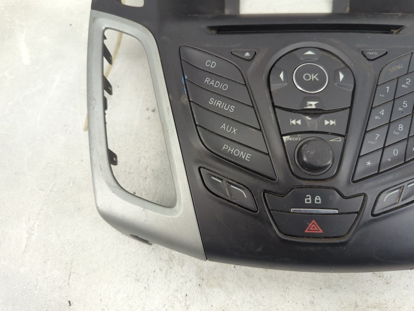 2012-2013 Ford Focus Radio Control Panel - Oemusedautoparts1.com