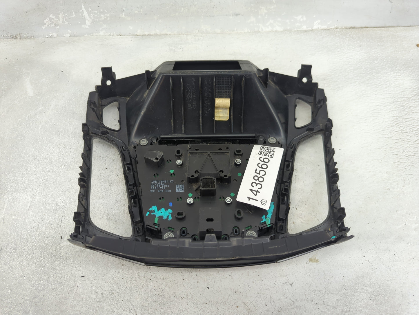 2012-2013 Ford Focus Radio Control Panel - Oemusedautoparts1.com