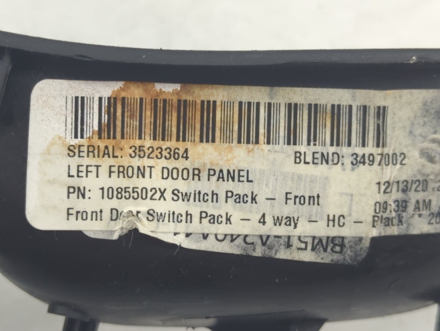 2012-2018 Ford Focus Master Power Window Switch Replacement Driver Side Left P/N:BM51-A2A0A 1085502X Fits OEM Used Auto Part