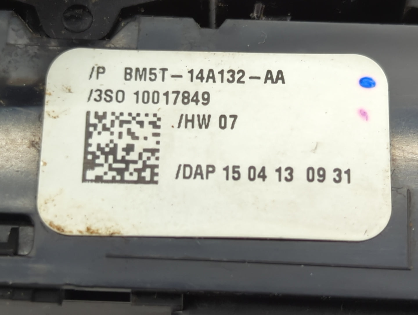 2012-2018 Ford Focus Master Power Window Switch Replacement Driver Side Left P/N:BM5T-14A132-AA Fits OEM Used Auto Parts - O